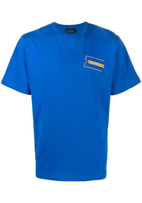 T-shirt con stampa grafica in blu - uomo THROWBACK | TCTBLOCKBUSTERBL