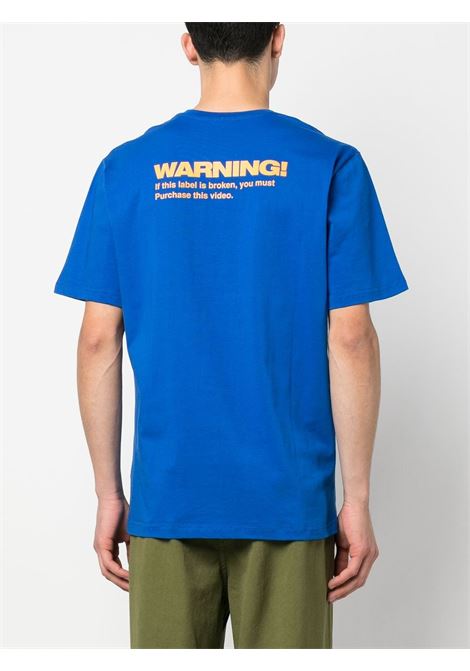 T-shirt con stampa grafica in blu - uomo THROWBACK | TCTBLOCKBUSTERBL