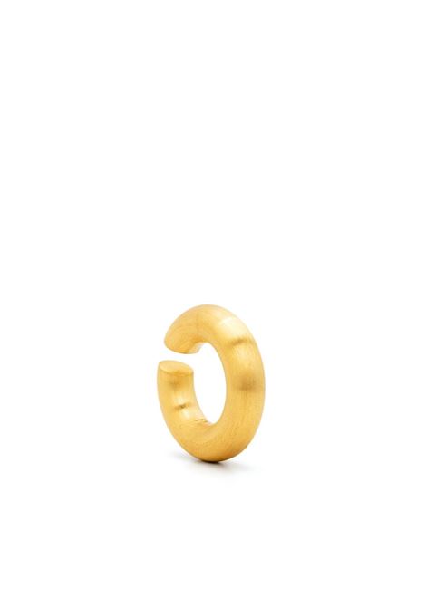 Gold chunky hoop earcuff - unisex TOM WOOD | E10422XG02LS9259K