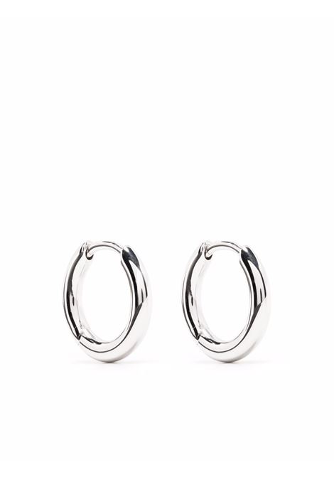 Silver small Classic hoop earrings - unisex TOM WOOD | E39LSNA01S925