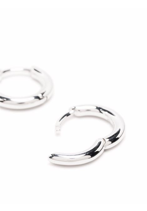 Silver small Classic hoop earrings - unisex TOM WOOD | E39LSNA01S925