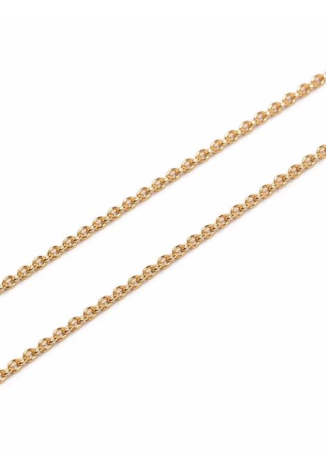 Gold slim chain necklace - unisex TOM WOOD | N01020RCS01S9259K