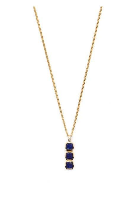 Gold crystal pendant necklace - unisex TOM WOOD | NP76CPBLL01S9259K