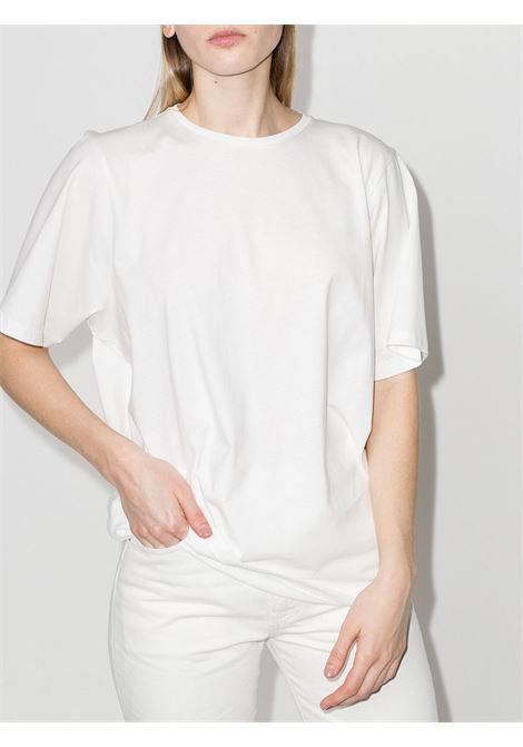 T-shirt a girocollo in bianco - donna TOTEME | 211472770110