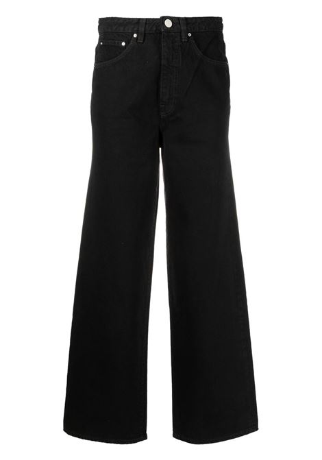 Black high-waisted flared jeans - women TOTEME | Jeans | 221230739204