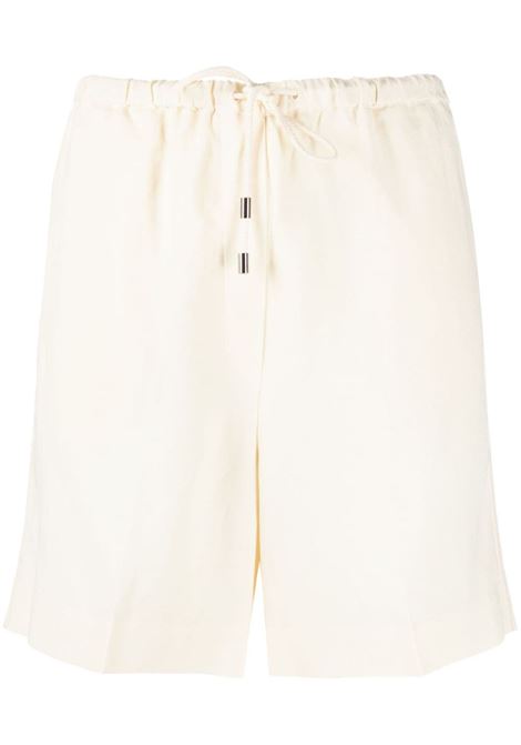 Pantaloncini con coulisse in bianco - donna TOTEME | 2322025214112