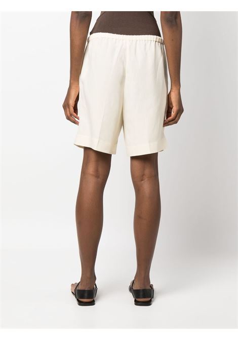 White drawstring shorts - women TOTEME | 2322025214112