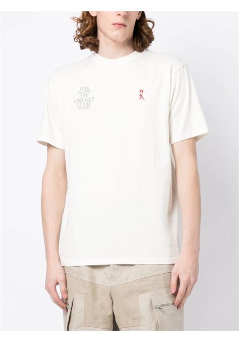 White graphic-print T-shirt - men UNDERCOVER | UC1C3817IVRY