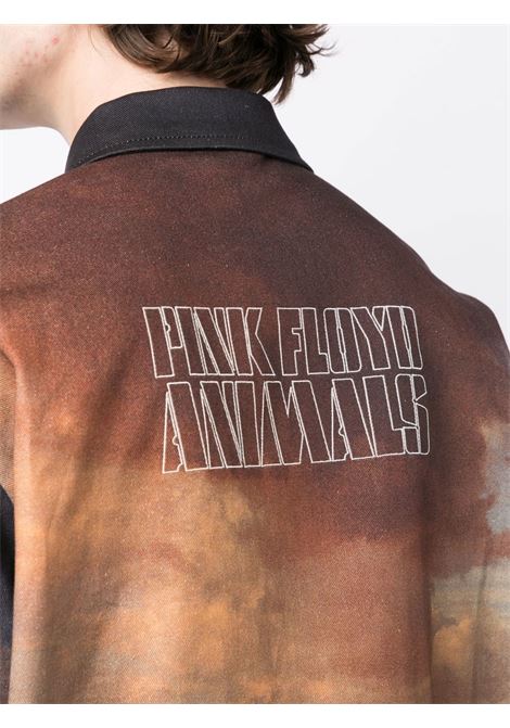 Camicia con zip Pink Floyd Animals muticolore - uomo UNDERCOVER | UC1C42061BLKBS