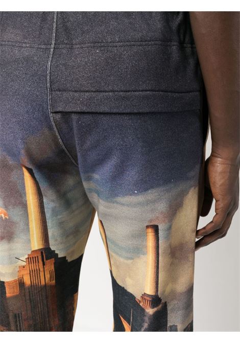 Pantaloni con stampa grafica multicolore - uomo UNDERCOVER | UC1C4507BLKBS