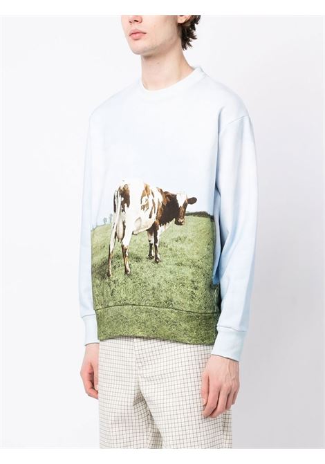 Multicolored photograph-print sweatshirt - men UNDERCOVER | UC1C48051LBLBS