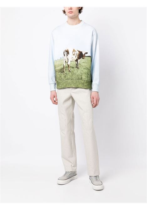 Multicolored photograph-print sweatshirt - men UNDERCOVER | UC1C48051LBLBS