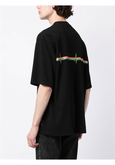 Black graphic-print T-shirt - men UNDERCOVER | UC1C48061BLK