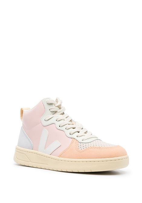 White and pink V-15 sneakers - women VEJA | VQ0203142AMLT