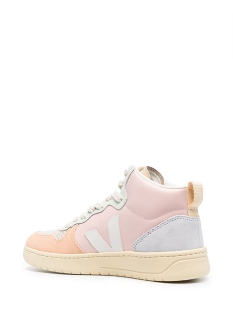 White and pink V-15 sneakers - women VEJA | VQ0203142AMLT