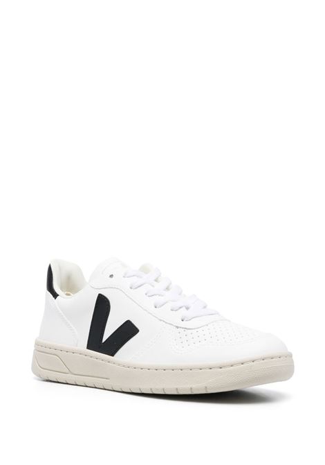 Sneakers v-10 in bianco e nero - donna VEJA | VX0702901ABLK