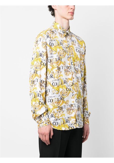 Multicolored graphic-print shirt - men VERSACE JEANS COUTURE | 74GAL2R0NS219G03