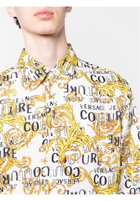 Multicolored graphic-print shirt - men VERSACE JEANS COUTURE | 74GAL2R0NS219G03