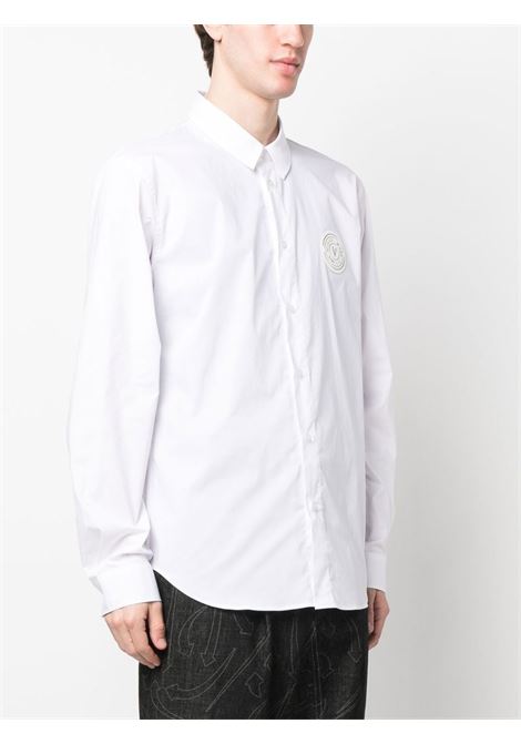 Camicia con applicazione in bianco - uomo VERSACE JEANS COUTURE | 74GALYS2CN001G03