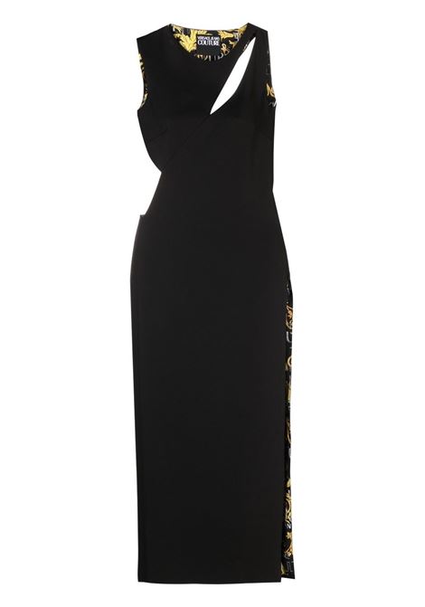 Black cut-out dress - women VERSACE JEANS COUTURE | 74HAO937N0103899