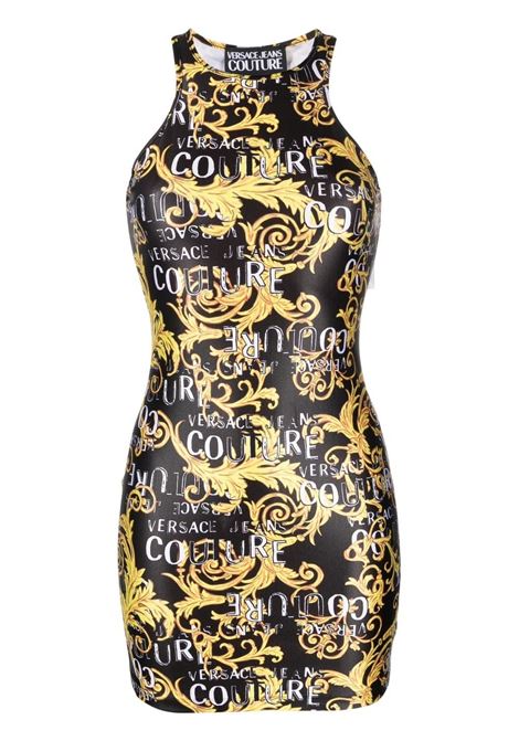 Multicolored graphic-print dress - women  VERSACE JEANS COUTURE | 74HAO944JS178G89