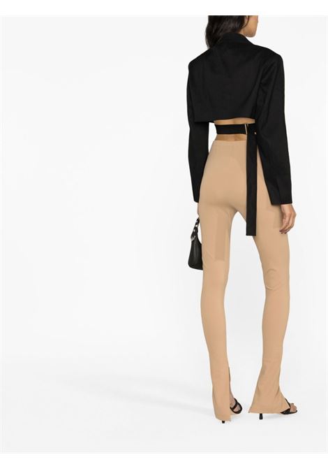 Beige side-zip leggings - women WARDROBE.NYC | W2006R03CML