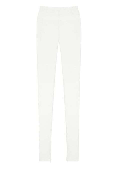 Leggings con zip in bianco - donna WARDROBE.NYC | W2006R03OFFWHT