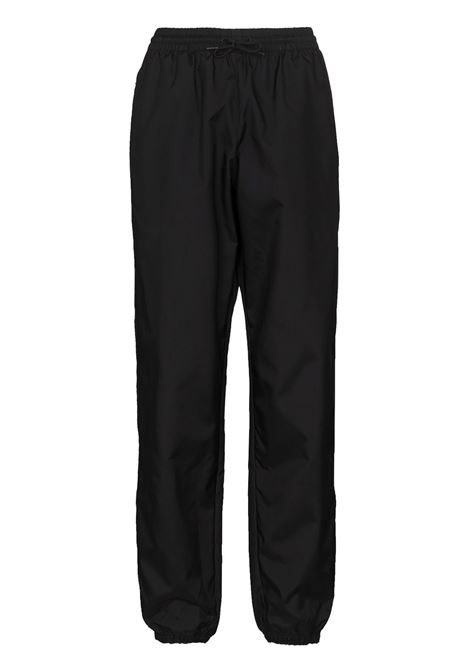 Pantaloni con vita elasticizzata in nero - donna WARDROBE.NYC | W2007R06BLK