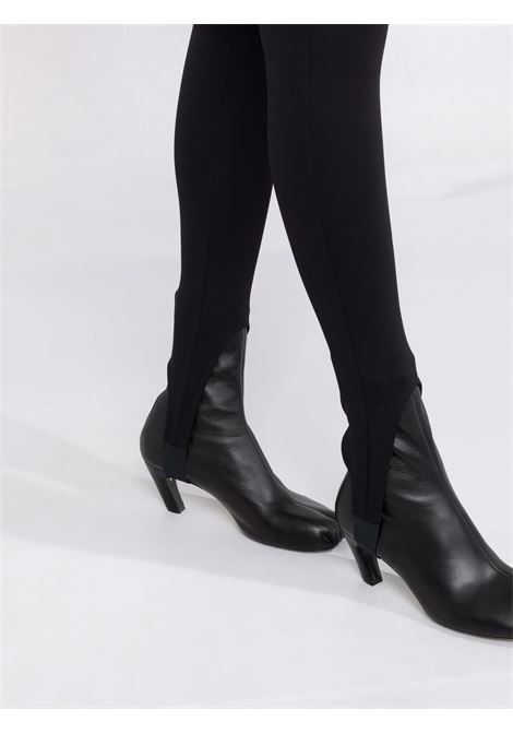 Leggings con staffe a vita alta in nero - donna WARDROBE.NYC | W2035R06BLK