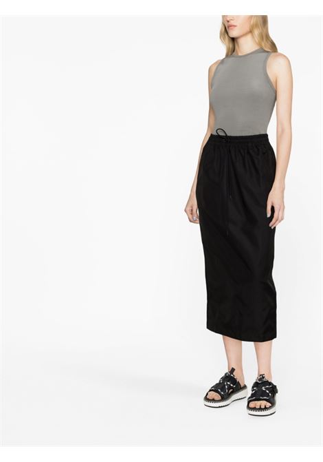 Black elasticated drawstring skirt - women  WARDROBE.NYC | W2048R06BLK
