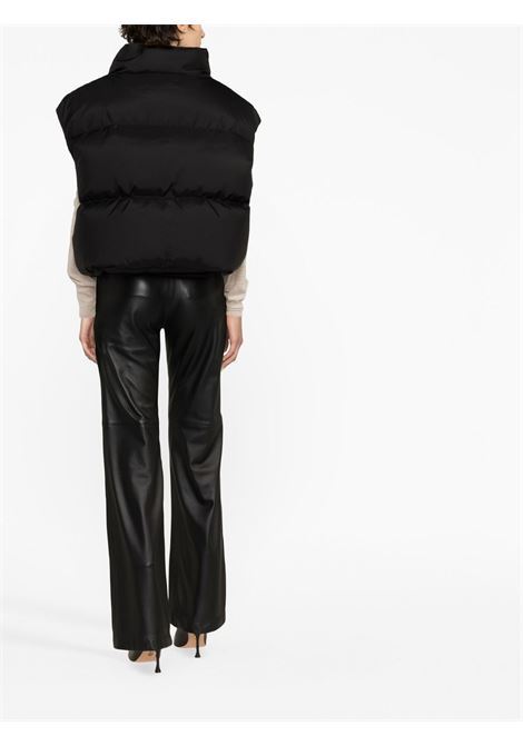 Black high-neck down puffer vest - women  WARDROBE.NYC | W4034R11BLK