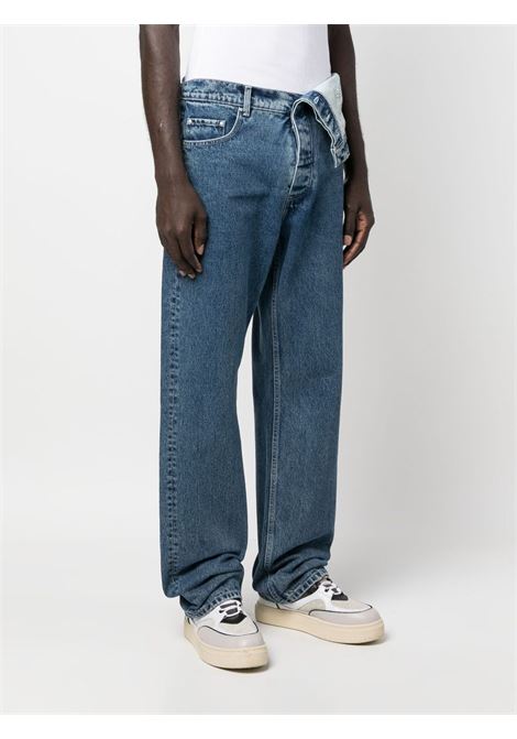 Jeans asimmetrici in blu - unisex Y/PROJECT | JEAN11S24CBL