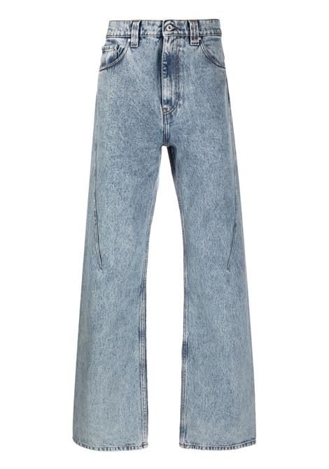 Blue straight-leg jeans - unisex Y/PROJECT | JEAN44S24LGHTCBL