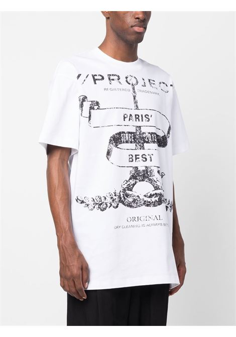 T-shirt paris best in bianco - uomo Y/PROJECT | TS75S24WHT