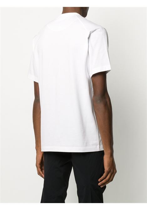 T-shirt con stampa in bianco - uomo Y-3 | FN3359WHT