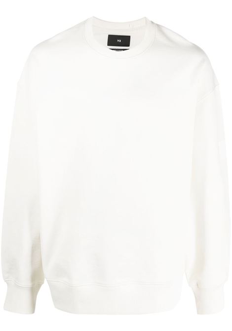 White long-sleeved sweatshirt - men Y-3 | IB4800WHT
