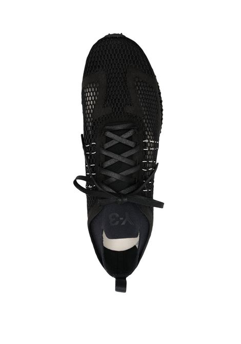 Black low-top lace-up sneakers - men Y-3 | IE4853BLK
