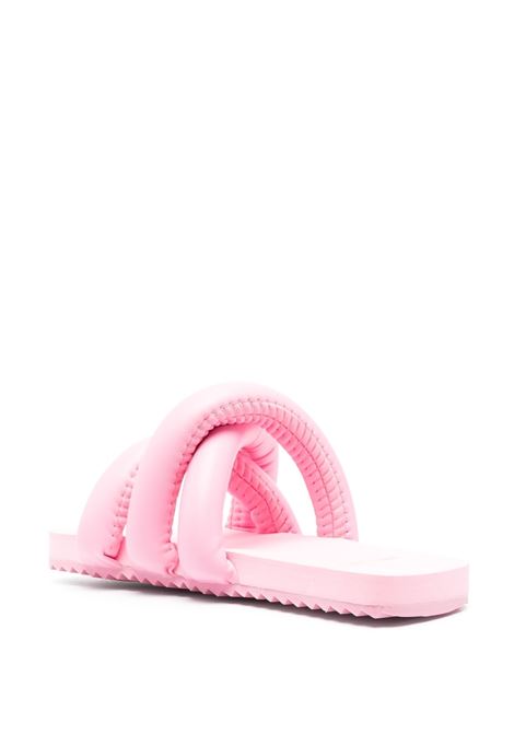 Pink tyre padded slides - women YUME YUME | TS0030GM