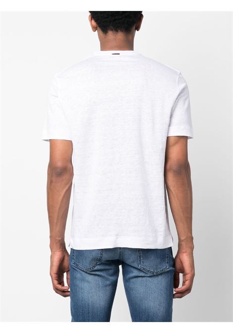 White crew-neck T-shirt - men ZEGNA | UB376A5B783N01