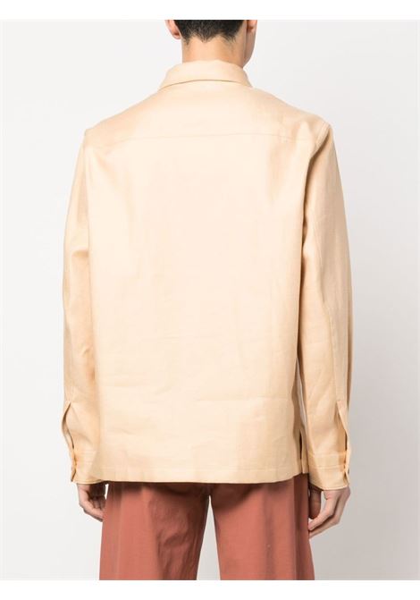 Giacca-camicia con tasche in beige - uomo ZEGNA | UBV60A5SOT10010