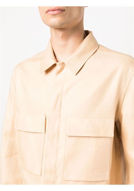 Giacca-camicia con tasche in beige - uomo ZEGNA | UBV60A5SOT10010
