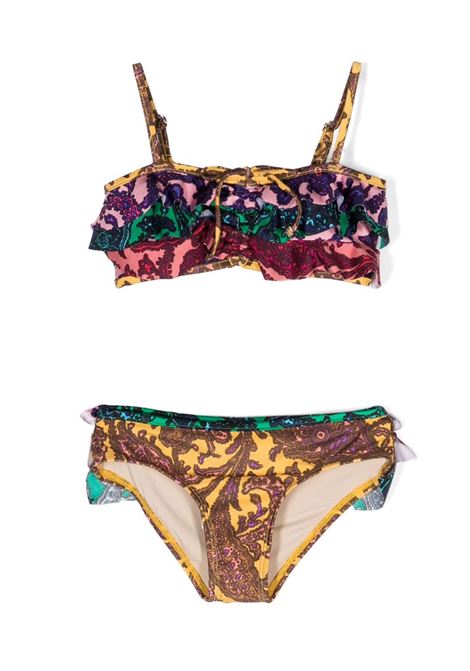Multicolour Tiggy frilled bikini set - girl  ZIMMERMANN kids | 6395WTIGSPP