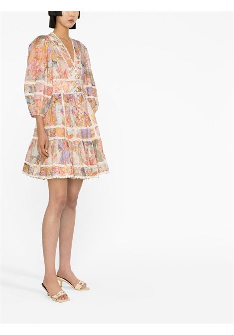 Short dress in multicolor - women  ZIMMERMANN | 4138DCIRPAMFL