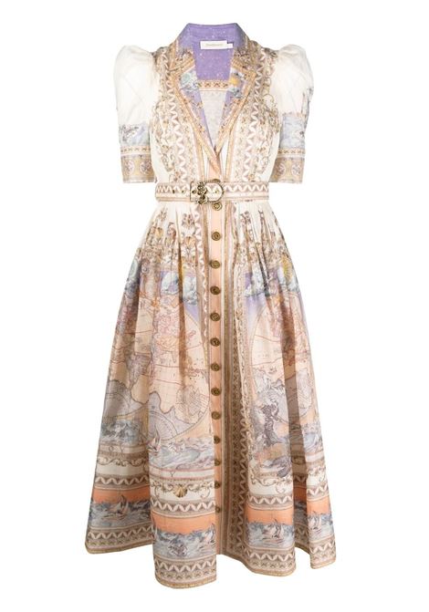 Short dress in multicolor - women  ZIMMERMANN | 5567DHIGODYPR