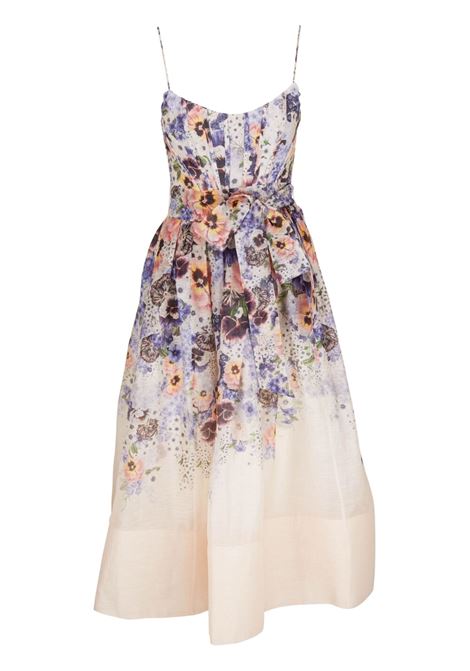 Multicolored floral-design midi dress - women ZIMMERMANN | 6403DTAMPPPR
