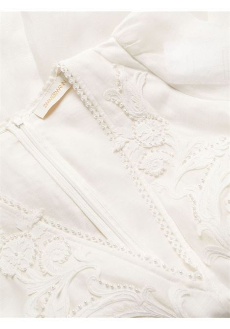 White Wonderland lace-appliqu? minidress - women ZIMMERMANN | 6611DWONIVO
