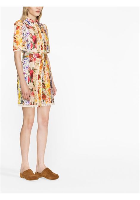 Multicolored floral-design mini dress - women ZIMMERMANN | 6687DWONSPSTF