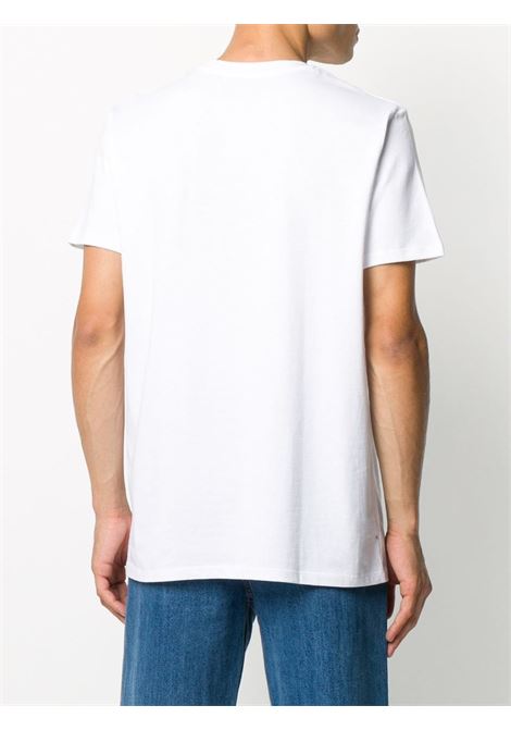 Logo print T-shirt in white - women  A.P.C. | COBQXH26586IAK