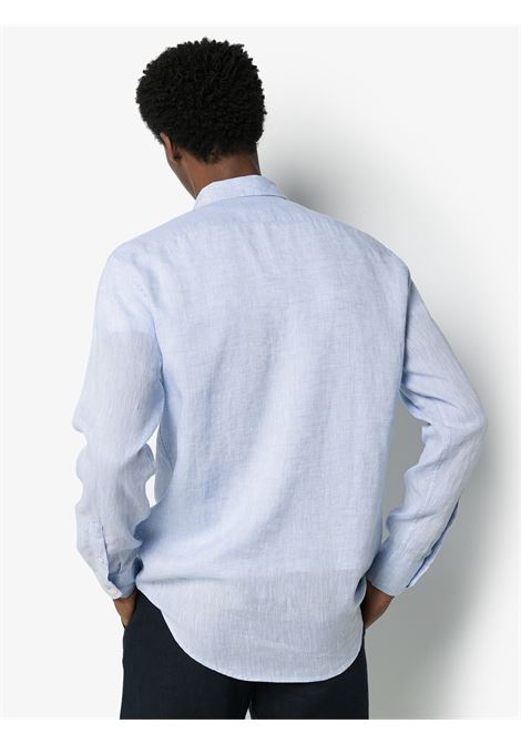 Light blue antonio long-sleeved shirt - men FRESCOBOL CARIOCA | 106005
