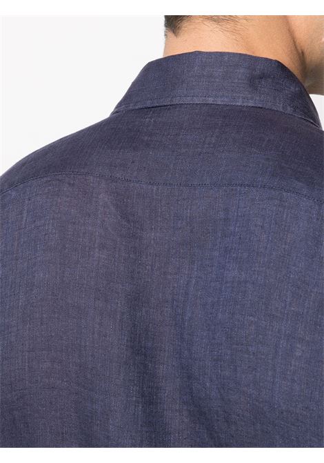 Blue Antonio long-sleeved shirt - men FRESCOBOL CARIOCA | 106018